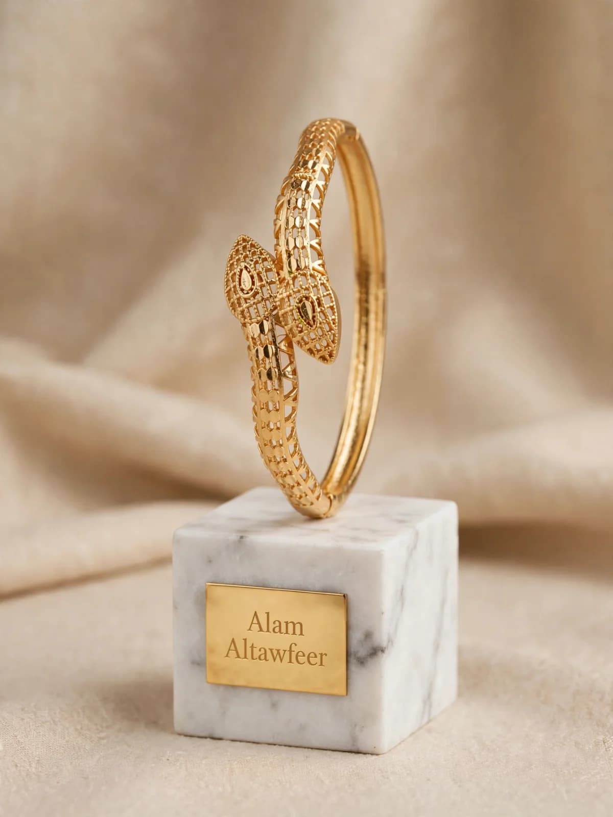 اسوارة ذهب مطلي 18K  2