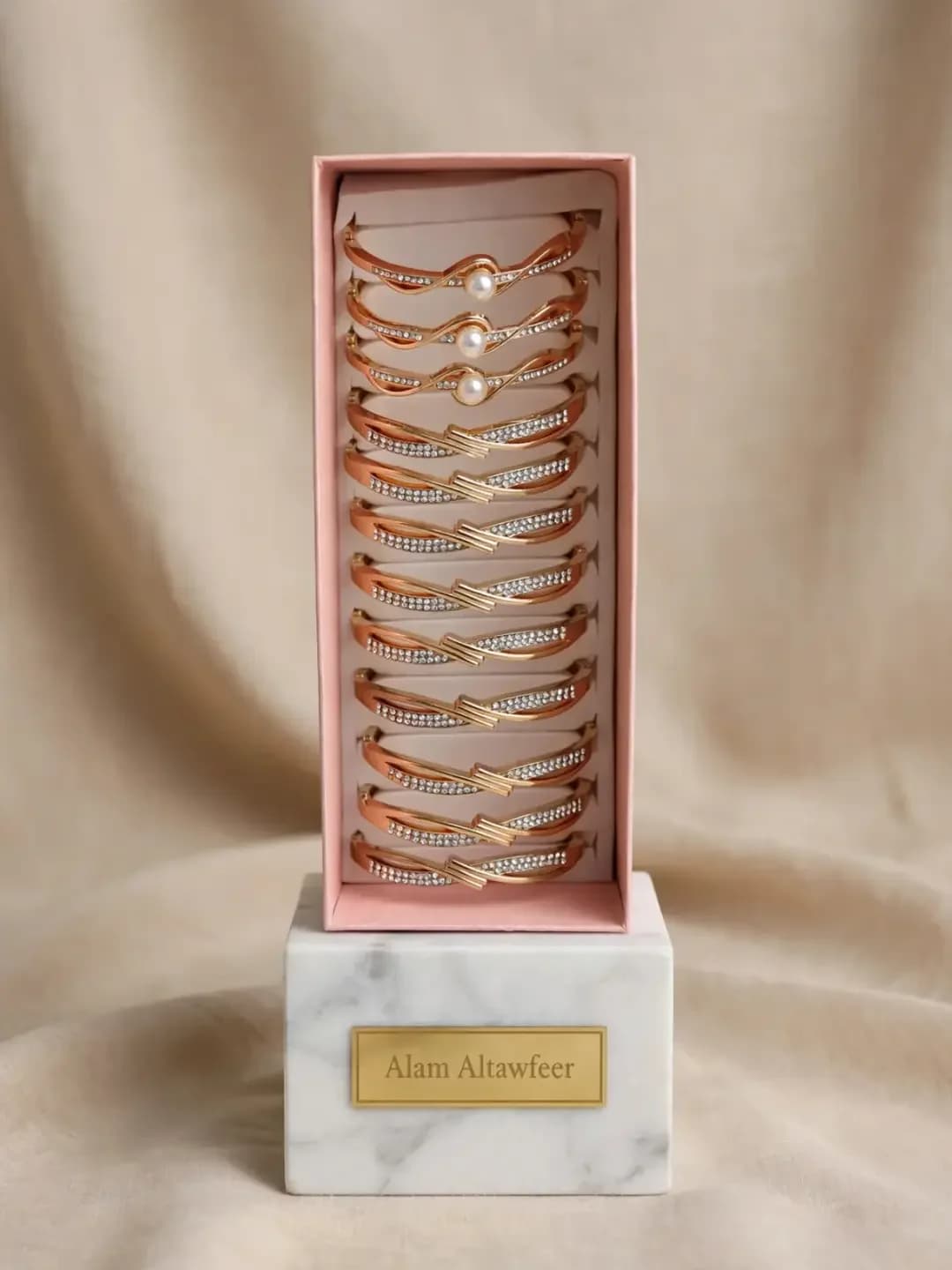 اسوارة ذهب مطلي 18K 2