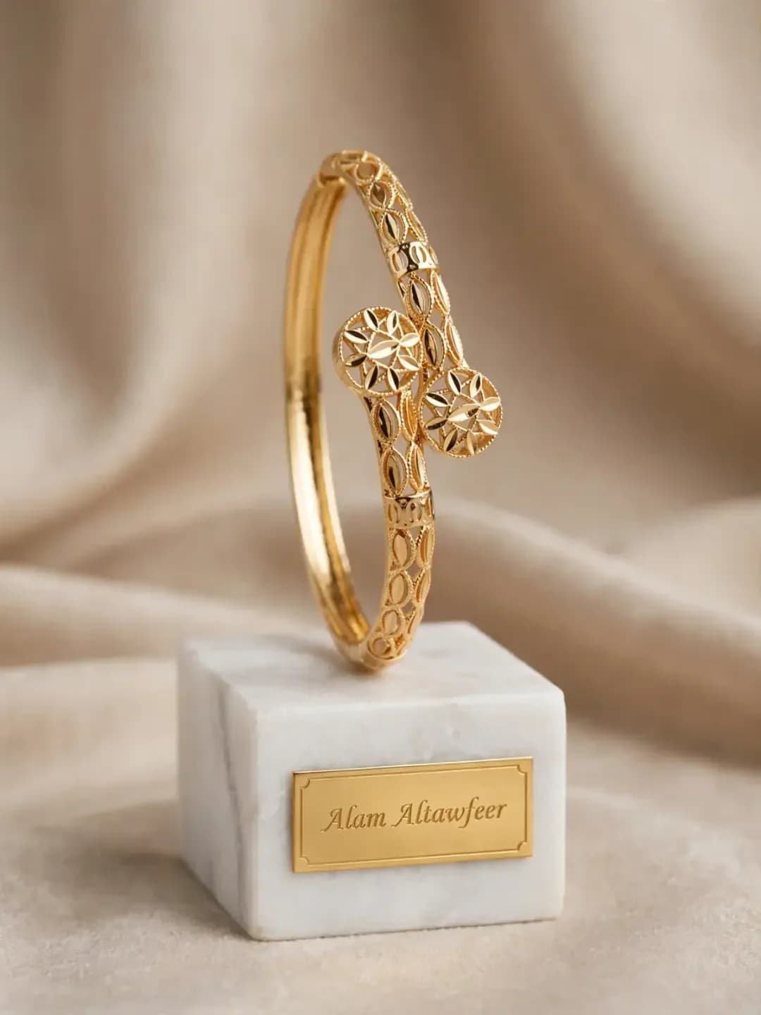 اسوارة ذهب مطلي 18K 1