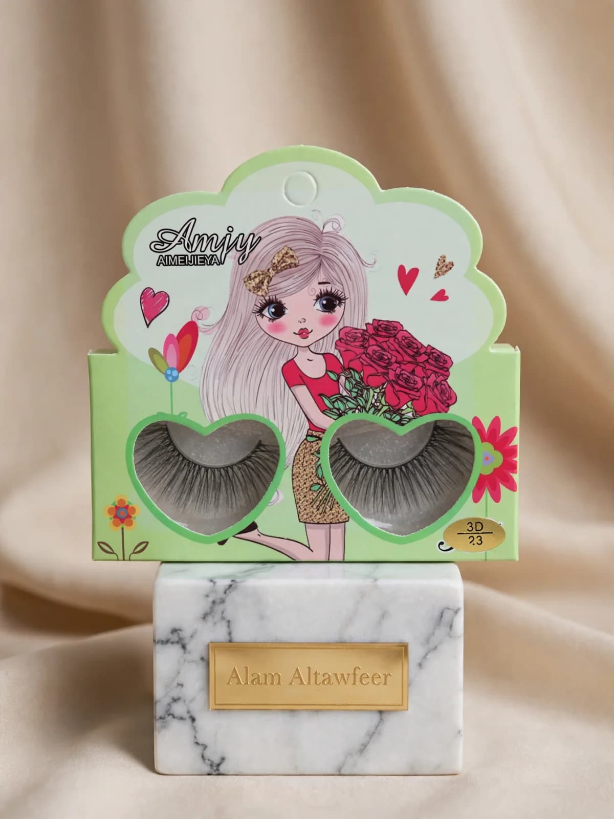 رموش Amjy الأصلية - 3D 3