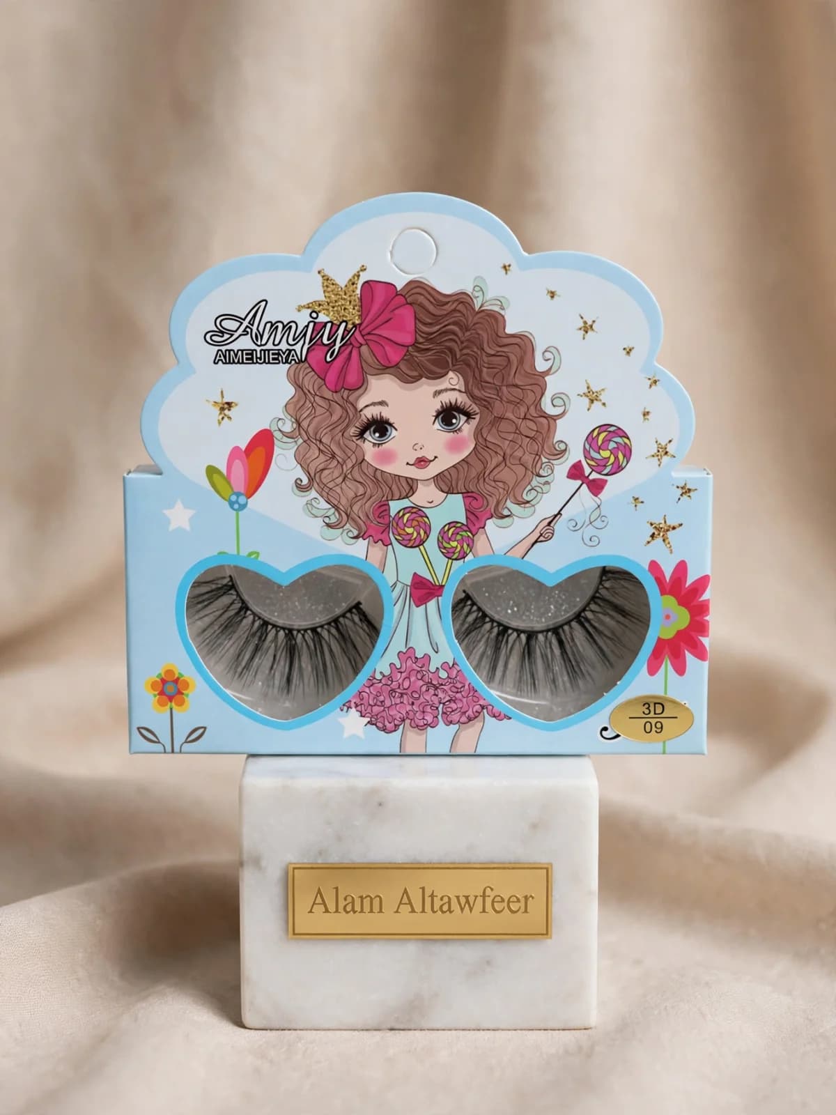 رموش Amjy الأصلية - 3D 5