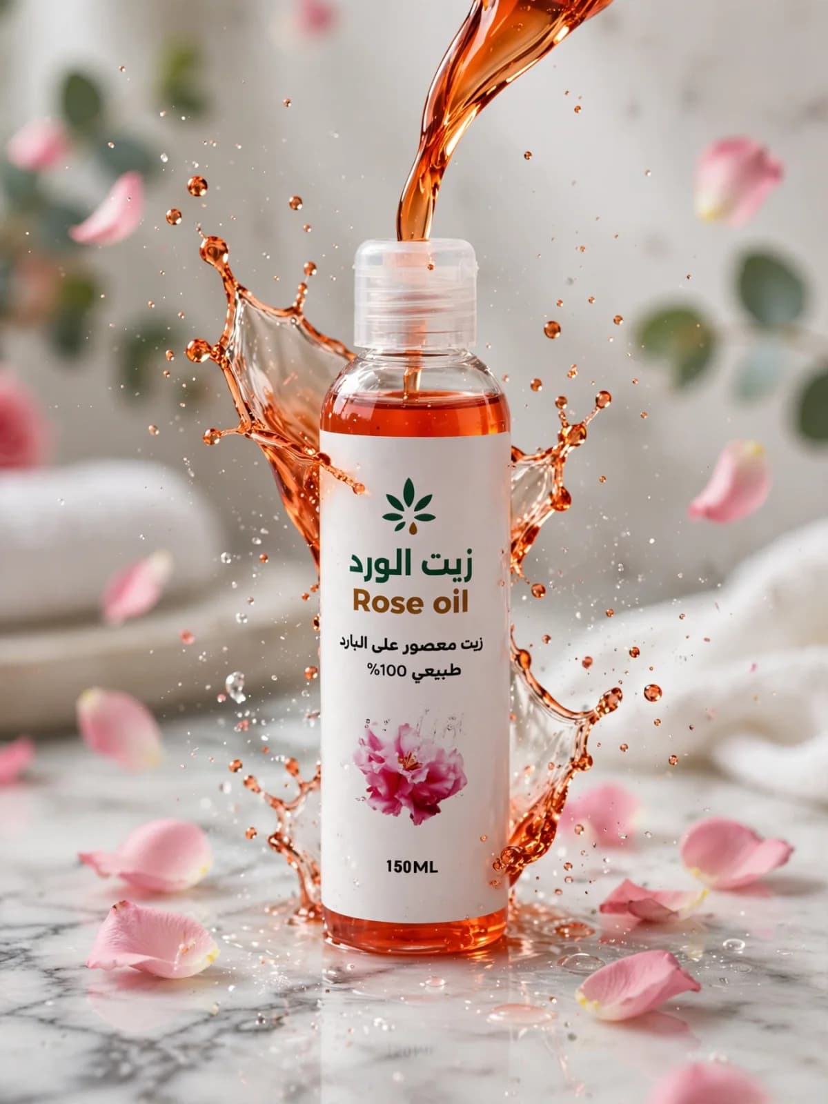 زيت الورد الطبيعي 100% 2