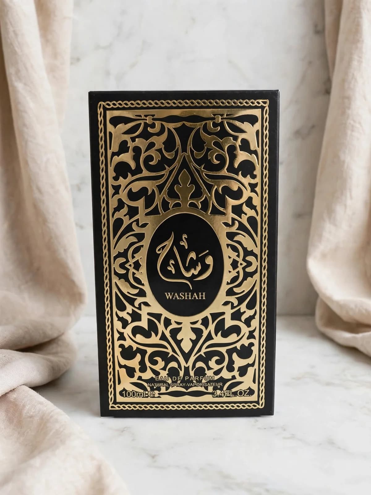 عطر وشاح - WASHAH الذهبي الأسود الفخم 100 مل