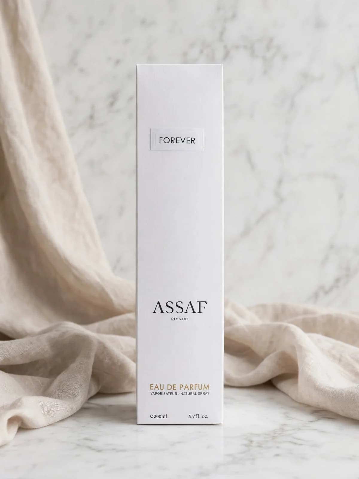 عطر عساف فورايفر - عطر عساف الأبيض الفخم 200 مل