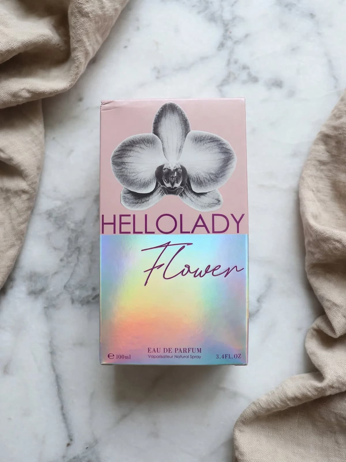 علبة عطر HELLO LADY Flower 