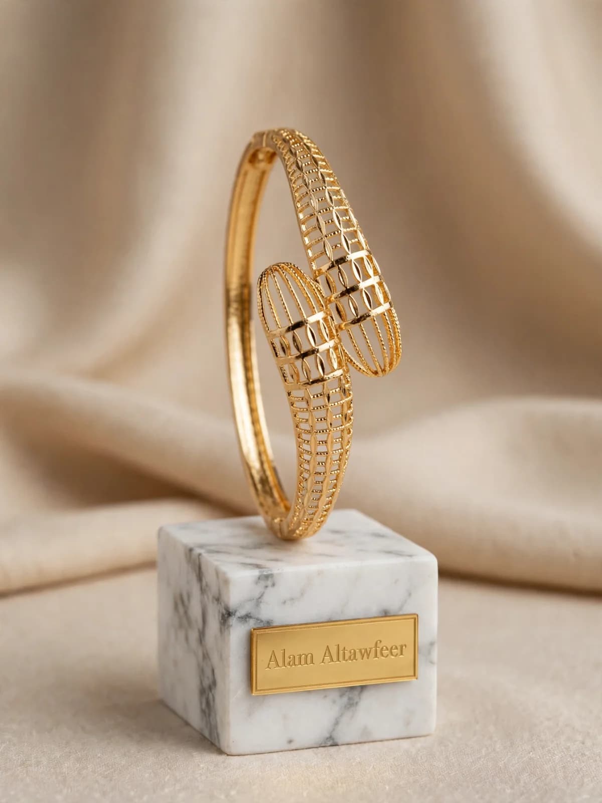 اسوارة ذهب مطلي 18K  7