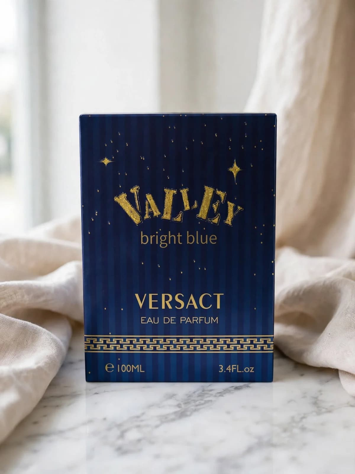 عطر VALLEY bright blue VERSACT الأزرق 100 مل