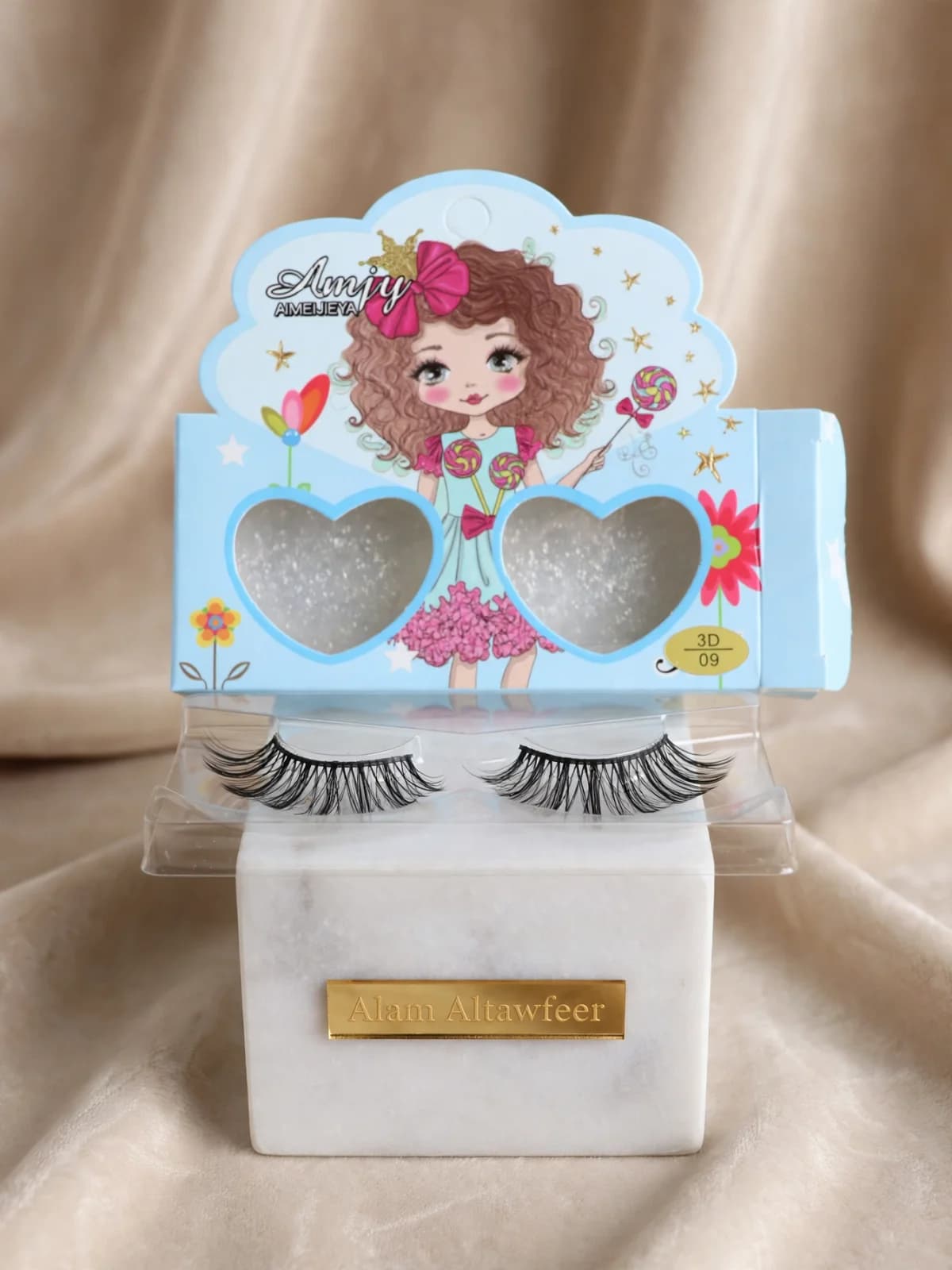 رموش Amjy الأصلية - 3D 6