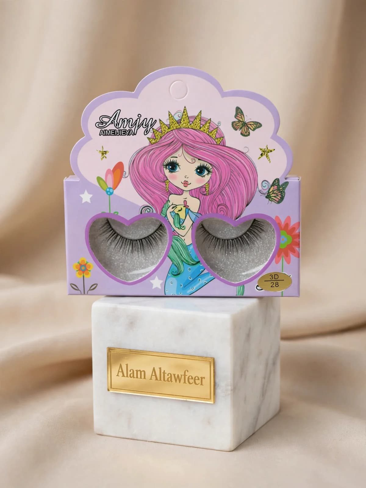 رموش Amjy الأصلية - 3D 7