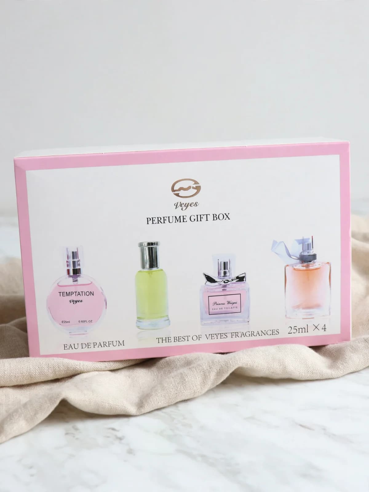 بكج عطور Veyes الوردي الهدية  1