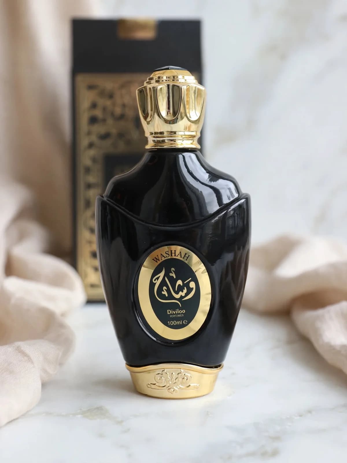 عطر وشاح - WASHAH الذهبي الأسود الفخم 100 مل 2