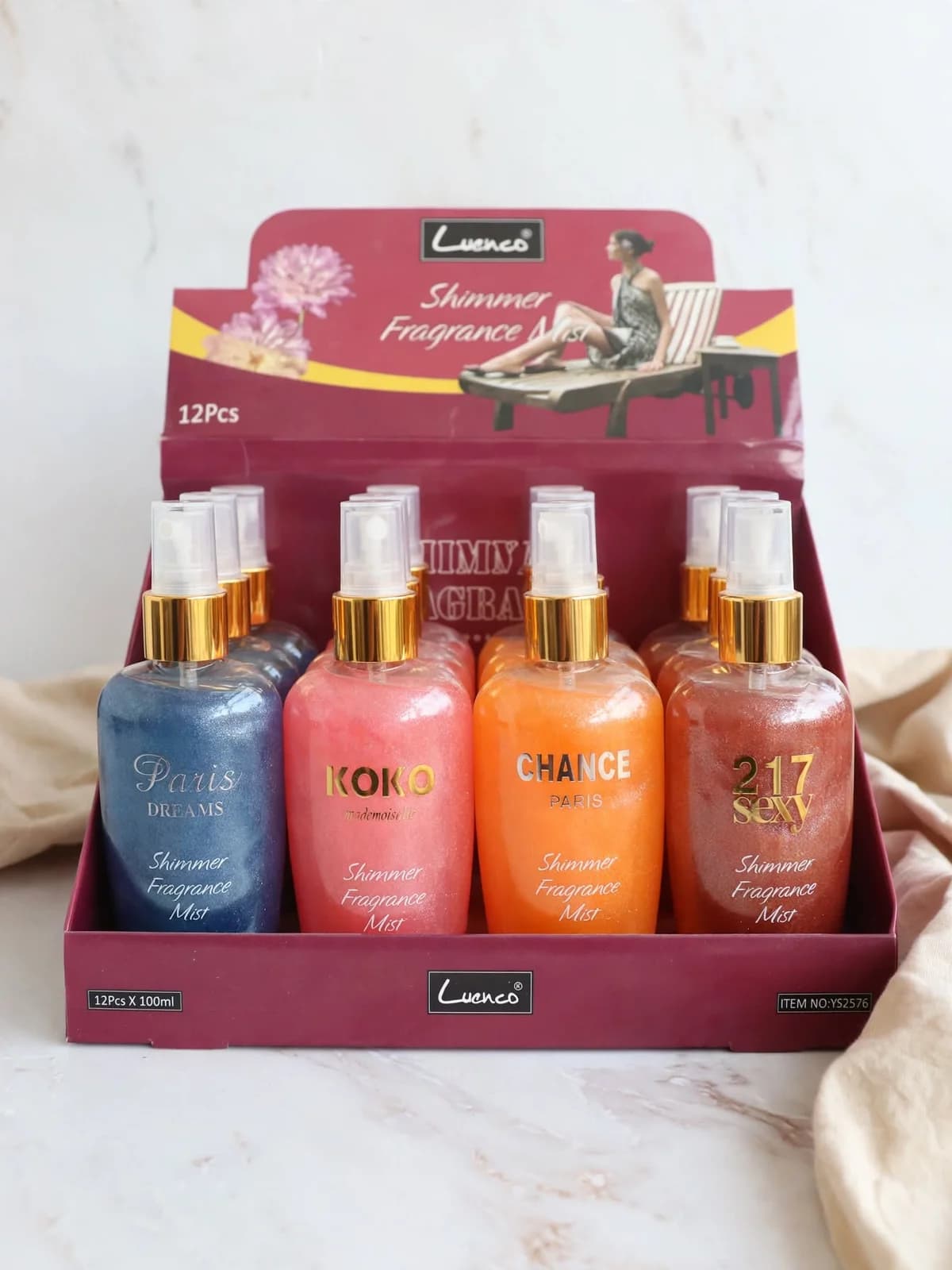  معطر جسم شيمر قليتر لامع