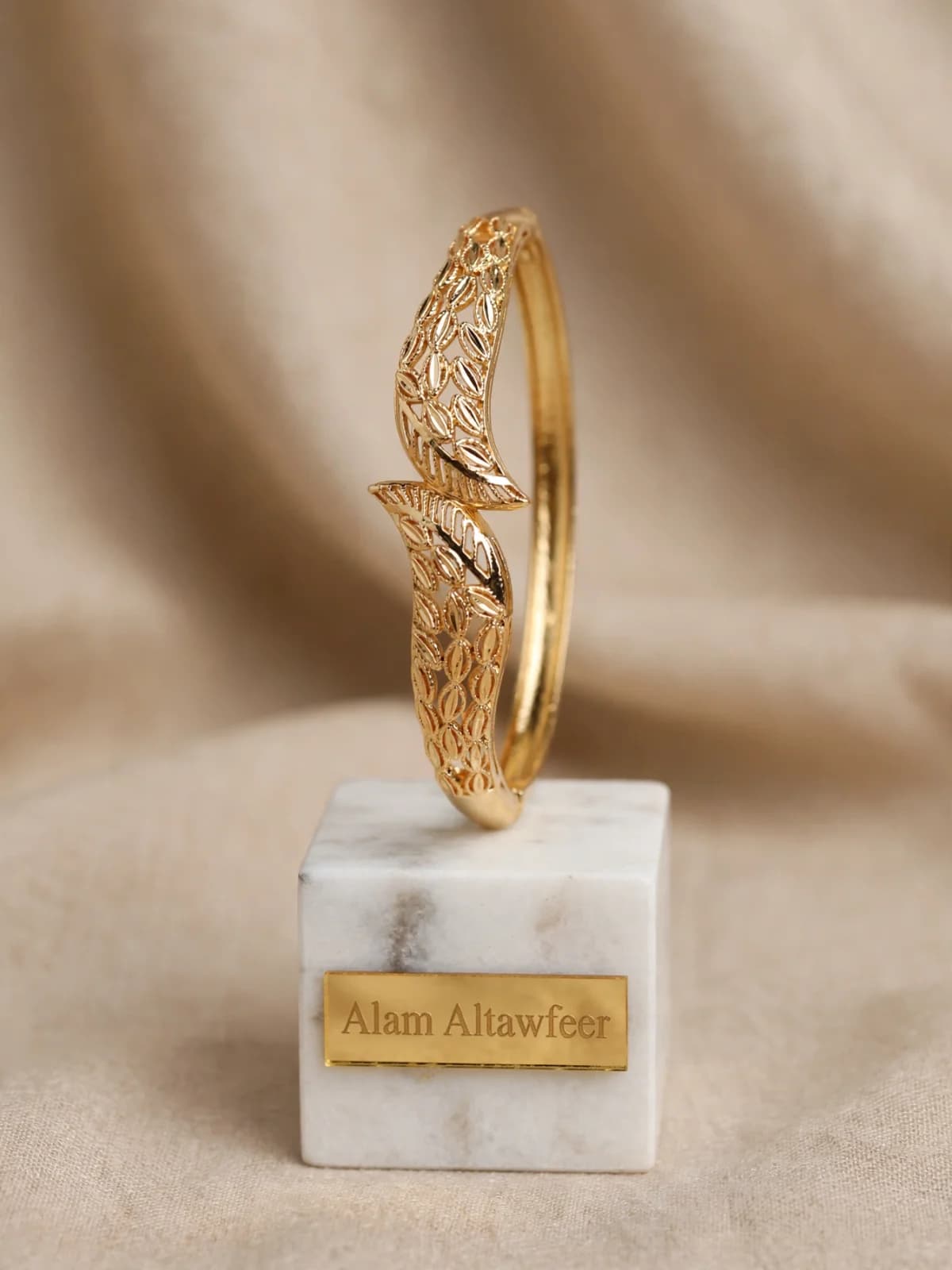 اسوارة ذهب مطلي 18K  5