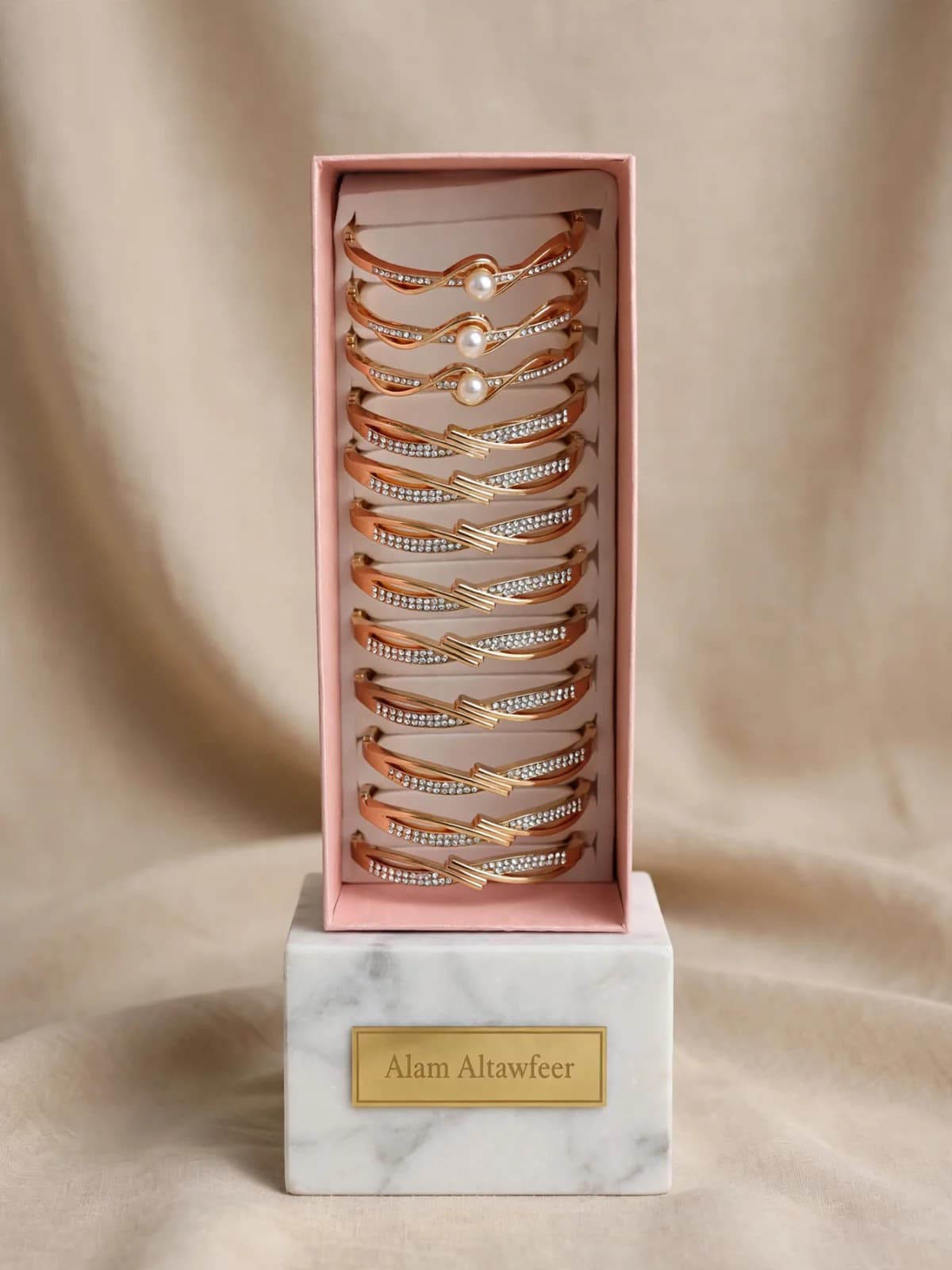 اسوارة ذهب مطلي 18K  3