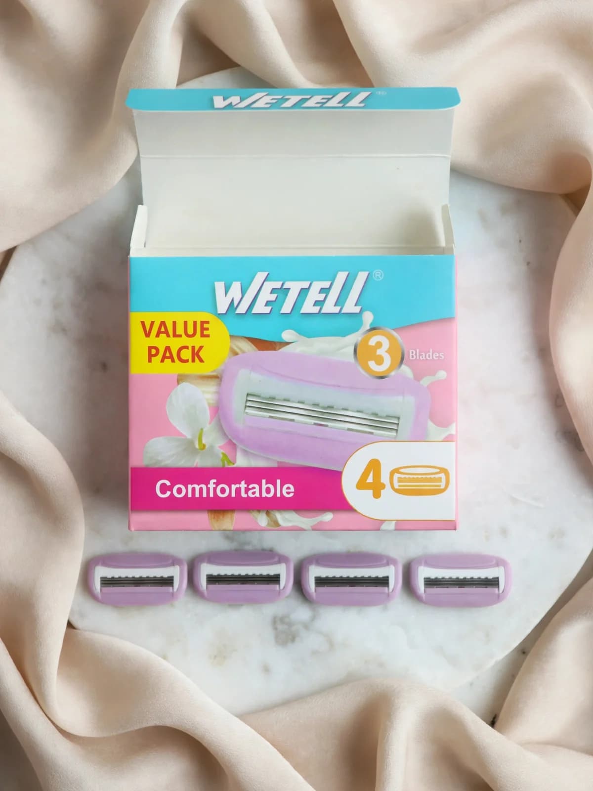 شفرات حلاقة نسائية Wetell الأصلية  2