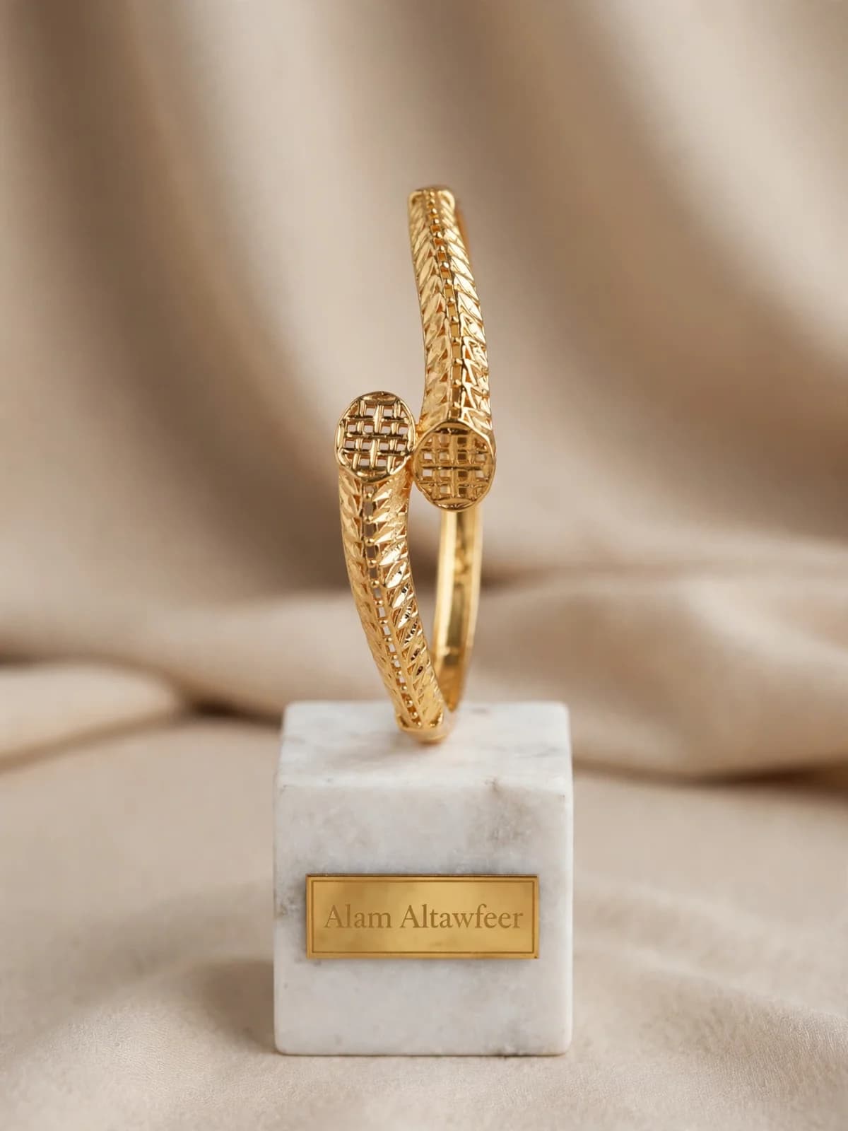 اسوارة ذهب مطلي 18K  4