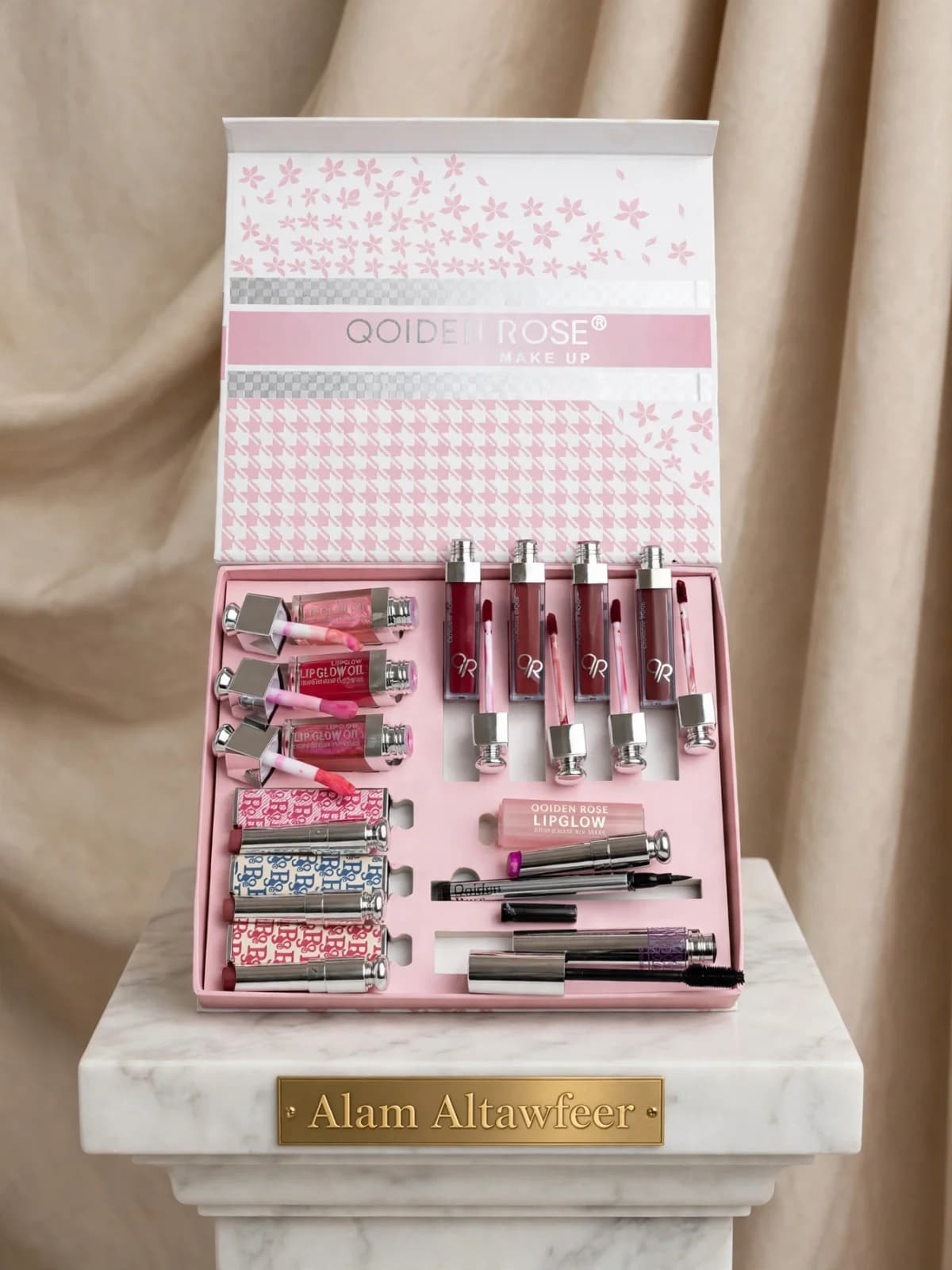 بكج مكياج QOIDEN ROSE 6in1 بوتيك ميك أب سيت 3